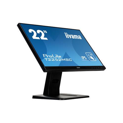 Monitor LED Touchscreen Iiyama T2252MSC-B1, 22inch, 1920x1080, 7ms, Black