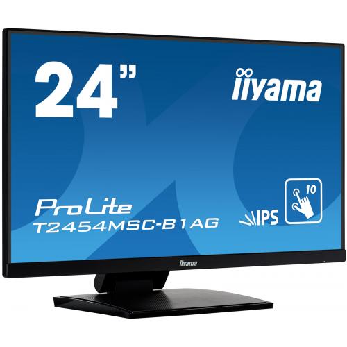 Monitor LED Touchscreen Iiyama T2454MSC-B1AG, 23.8inch, 1920x1080, 4ms, Black