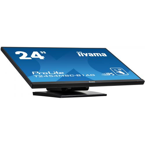 Monitor LED Touchscreen Iiyama T2454MSC-B1AG, 23.8inch, 1920x1080, 4ms, Black