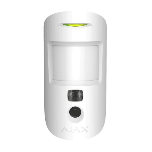 Detector wireless de miscare PIR Ajax MotionCam (PhOD), White