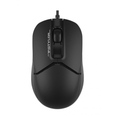 Mouse A4tech FM12 Black, cu fir, negru