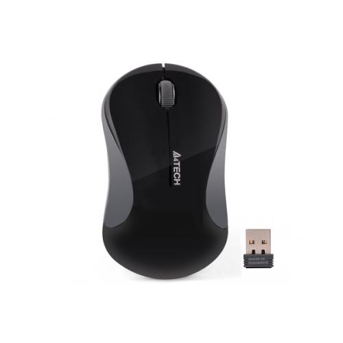 Mouse Optic A4Tech V-Track G3-270N-1, USB Wireless, Black-Grey