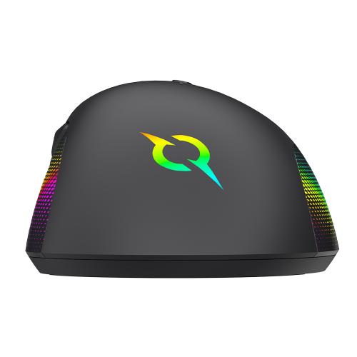 Mouse Optic AQIRYS Phoneix RGB, USB, Black