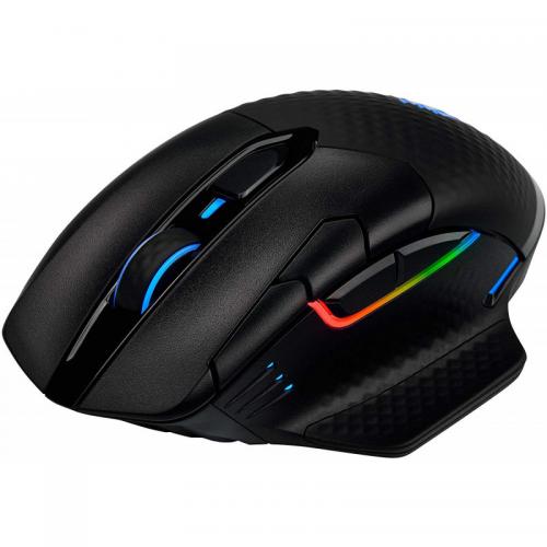 Mouse Optic Corsair DARK CORE PRO, RGB LED, USB/Bluetooth, Black