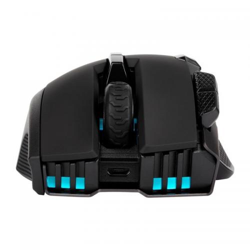 Mouse Optic Corsair Ironclaw, RGB LED, USB Wireless, Black