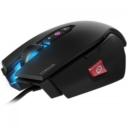 Mouse Optic Corsair M65 Pro, RGB LED, USB, Black