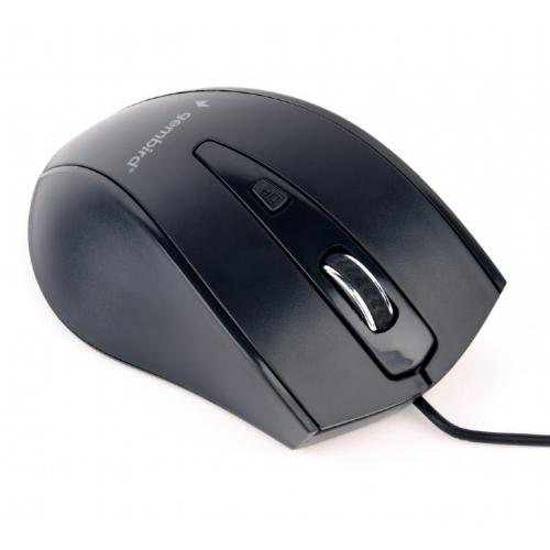 Mouse Optic Gembird MUS-4B-02, USB, Black