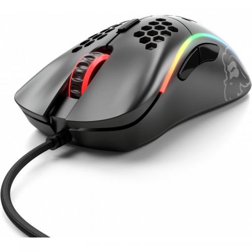 Mouse Optic Glorious PC Gaming Race Glorious Model D Minus, USB, Matte Black