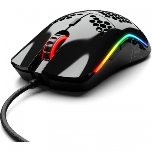 Mouse Optic Glorious PC Gaming Race Glorious Model O Minus, USB, Glossy Black