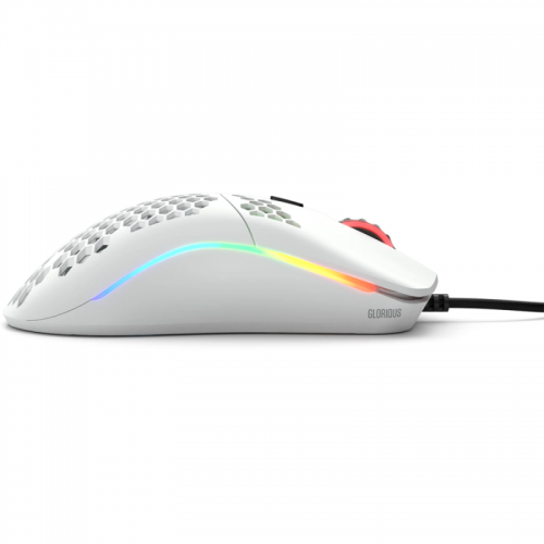 Mouse Optic Glorious PC Gaming Race Glorious Model O Minus, USB, Matte White