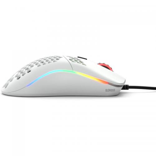 Mouse Optic Glorious PC Gaming Race Glorious Model O, USB, Matte White