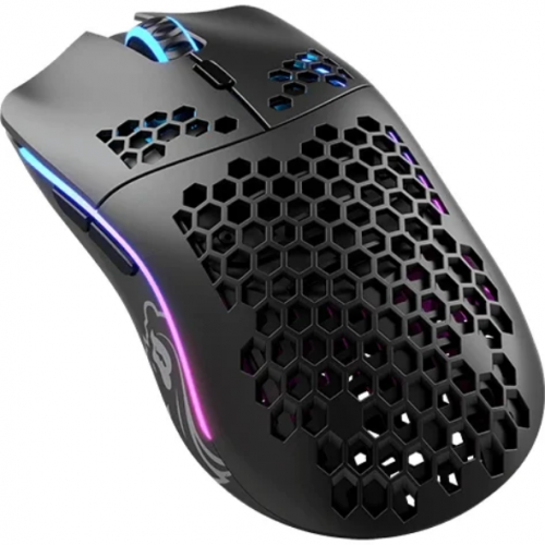 Mouse Optic Glorious PC Gaming Race Glorious Model O Wireless, Matte Black