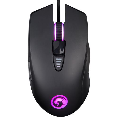 Mouse Optic Marvo G982, RGB LED, USB, Black