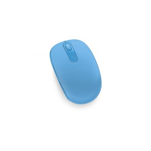 Mouse Microsoft Mobile 1850, Wireless Optic, Cyan Blue