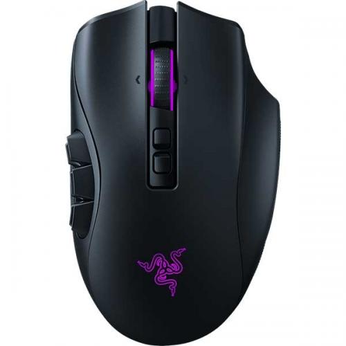 Mouse Optic Razer Naga Pro, RGB, USB Wireless, Black