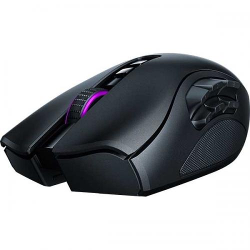 Mouse Optic Razer Naga Pro, RGB, USB Wireless, Black