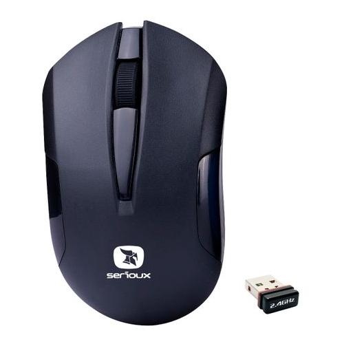 Mouse Optic Serioux Drago 300, USB Wireless, Black