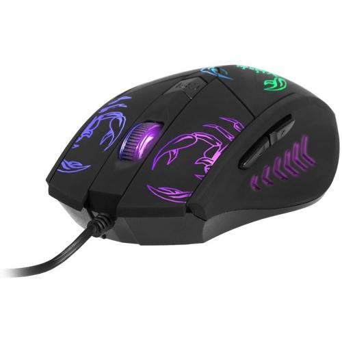 Mouse Optic Tracer Battle Heroes Scorpius, RGB LED, USB, Black