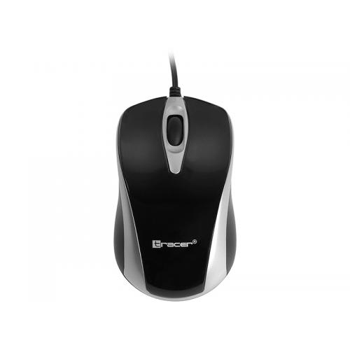 Mouse Optic Tracer Sonya Duo, USB, Black-Silver
