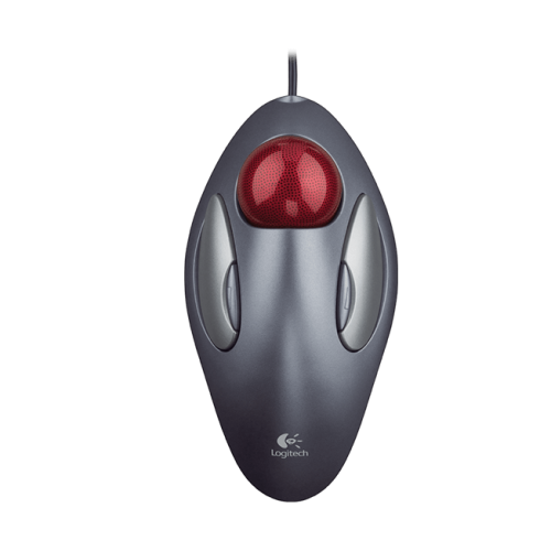 Mouse Optic Trackball Logitech TrackMan Marble, USB/PS/2, Grey