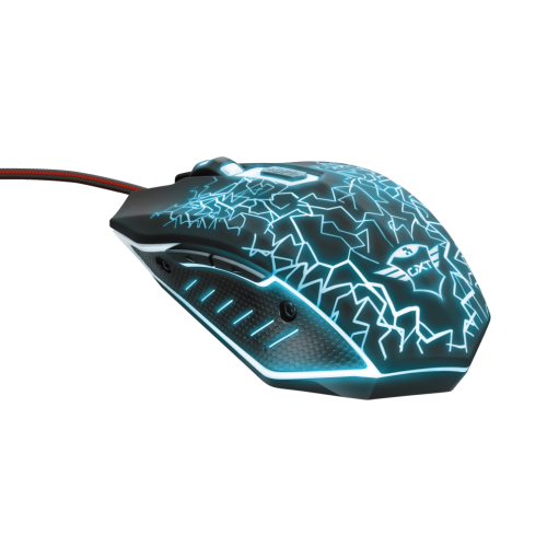 Mouse Optic Trust GXT 105 Izza, RGB LED, USB, Black