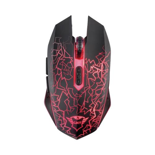 Mouse Optic Trust GXT 107 Izza, RGB LED, USB Wireless, Black