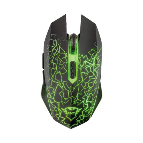 Mouse Optic Trust GXT 107 Izza, RGB LED, USB Wireless, Black