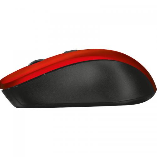 Mouse optic Trust Mydo Silent Click, USB Wireless, Red