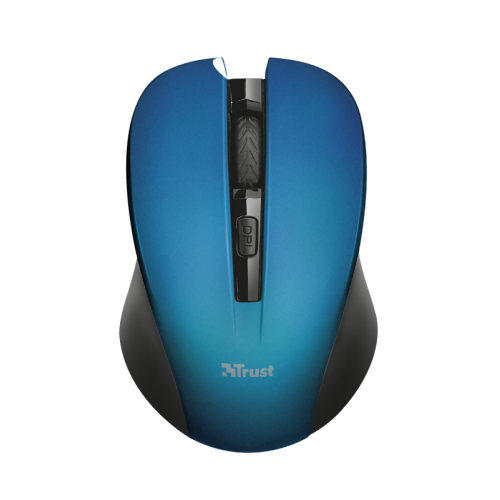 Mouse Optic Trust Mydo Silent Click Wi, USB Wireless, Blue