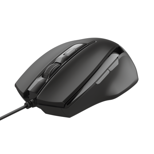 Mouse Optic Trust Voca Comfort, USB, Black