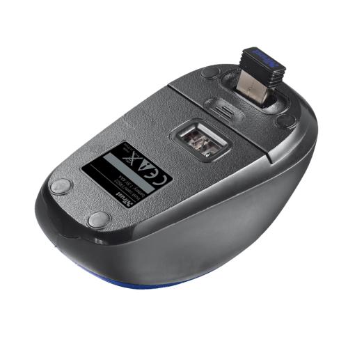 Mouse optic Trust YVI, USB Wireless, Blue