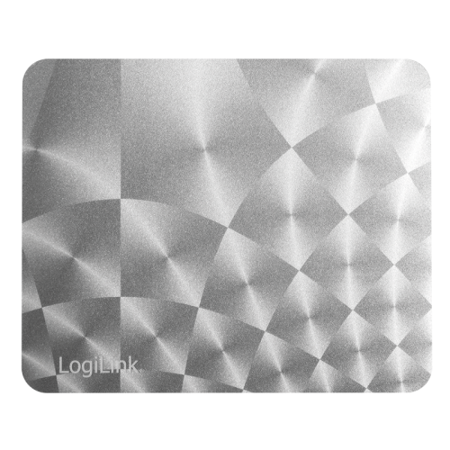 Mouse Pad LogiLink Golden Laser Aluminum, Silver