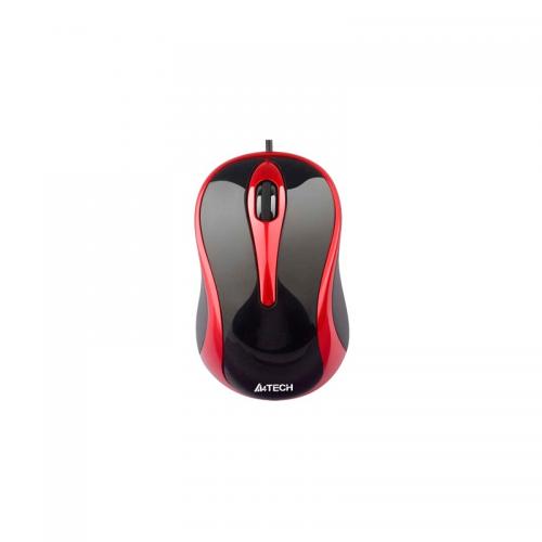 Mouse V-Track A4tech N-350-2, USB, Black-Red