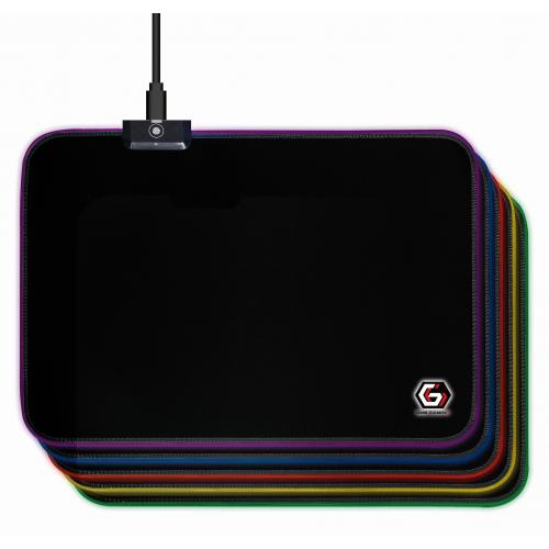 Mouse Pad Gembird MP-GAMELED-M, Black