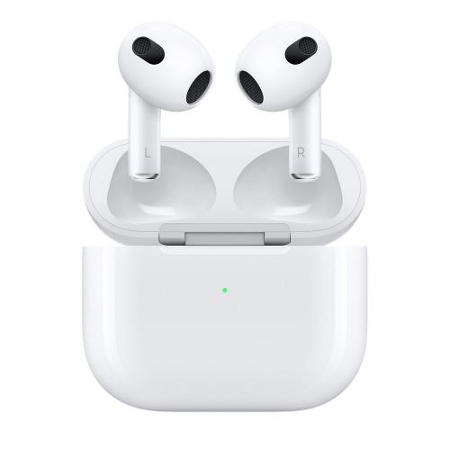 Handsfree Apple AirPods 3rd generation, White + Carcasa incarcare