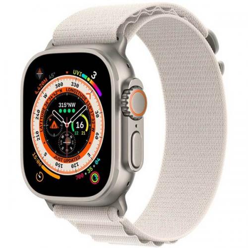 Curea SmartWatch Apple Starlight Alpine Loop Large, 49mm, Beige