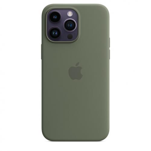 Protectie pentru spate Apple with MagSafe pentru iPhone 14 Pro Max, Olive