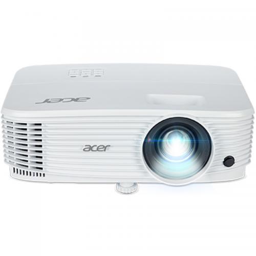 Videoproiector Acer P1257i, DLP 3D ready, 4800 lumeni/ 3600 lumeni Eco, XGA 1024* 768, up to WUXGA 1920* 1200, 4:3/ 16:9, 20.000:1, zoom 1.3x, dimensiune maxima imagine 300