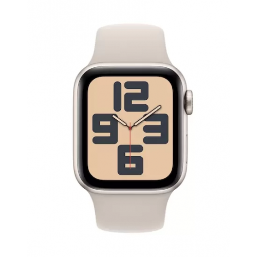Smartwatch Apple Watch SE 2 (2023) Aluminium, 1.57inch, 4G, Curea Silicon M/L, Starlight - Starlight