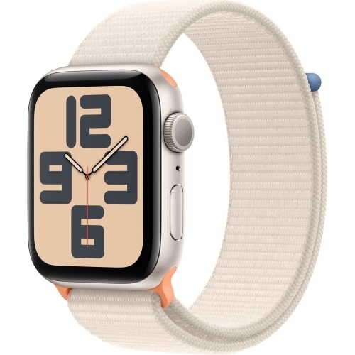 Smartwatch Apple Watch SE 2 (2023) Aluminium, 1.78inch, 4G, Curea Nylon, Starlight Sport Loop