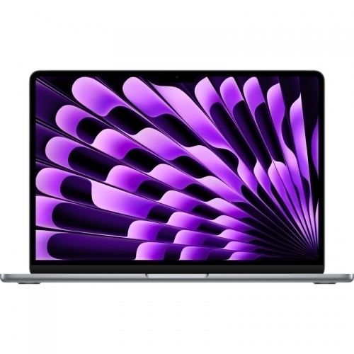 Laptop Apple MacBook Air 13 with Liquid Retina (2024), Apple M3 chip Octa Core, 13.6inch, RAM 8GB, SSD 256GB, Apple M3 8-core Graphics, US KB, macOS Sonoma, Space Gray + Adaptor US-EU
