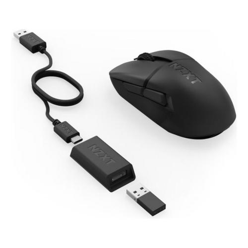 Mouse Optic NZXT Lift Elite Wireless, USB/USB Wireless, Matte Black