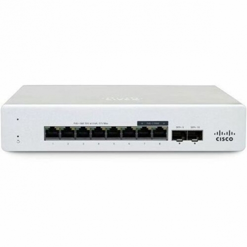 Switch Cisco Meraki MS130-8X-HW, 8 porturi, PoE+