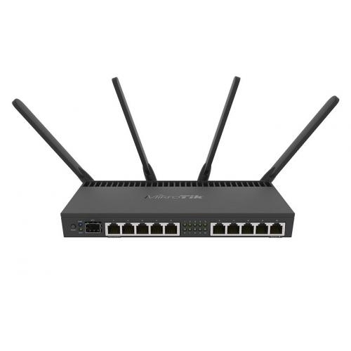 Router Wireless Mikrotik RB4011iGS+5HacQ2HnD-IN, 10 x LAN, PoE
