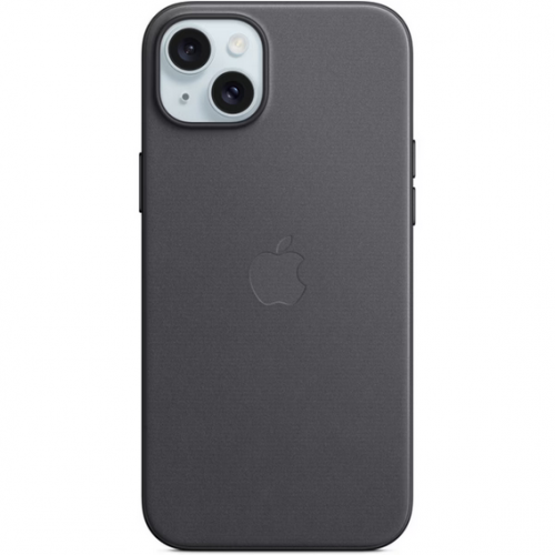 Protectie pentru spate Apple FineWoven cu MagSafe pentru iPhone 15 Plus, Black