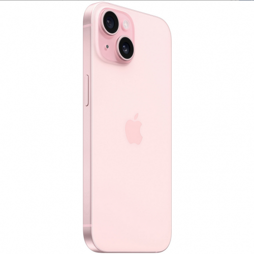 Telefon mobil Apple iPhone 15, Dual SIM Hybrid, 512GB, 6GB RAM, 5G, Pink