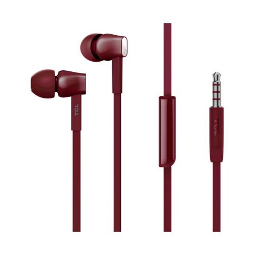 Casti cu microfon TCL MTRO100, 3.5mm jack, Burgundy Crush