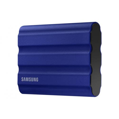 SSD Portabil Samsung T7 Shield, 1TB, USB-C 3.1, Blue