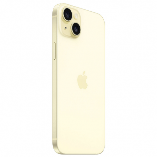 Telefon mobil Apple iPhone 15 Plus, Dual SIM Hybrid, 256GB, 6GB RAM, 5G, Yellow