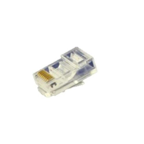 Conector RJ45 Cat5E Hikvision DS-1M01; punga 100 bucati; MAX Current: 1.5A @25℃; Insulation Resistance: ≥1000MΩ @100V DC; Tensile Strength:50N for 60s±5s; Polycarbonate, UL94V-2; Copper alloy + 15u inch gold plating